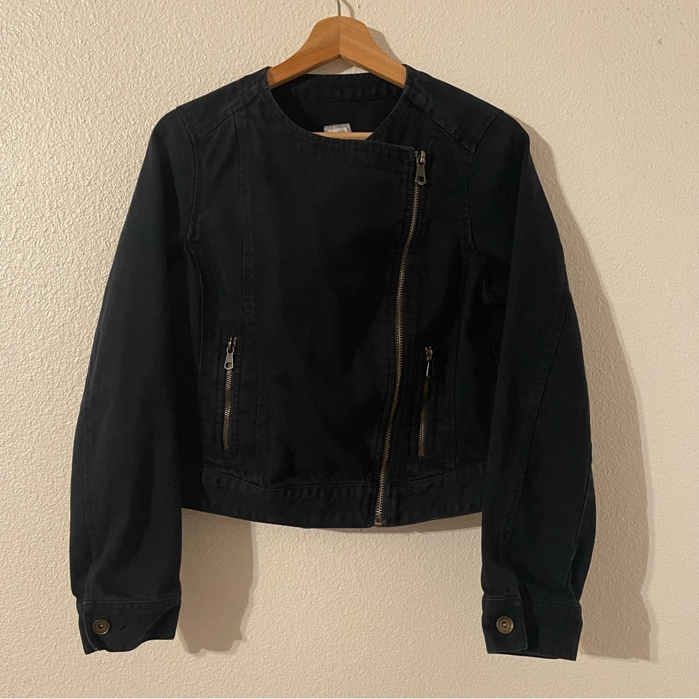 JCPenney Women's Jacket in Medium Dark/Navy Blue